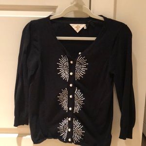 Anthropologie Black Cardigan